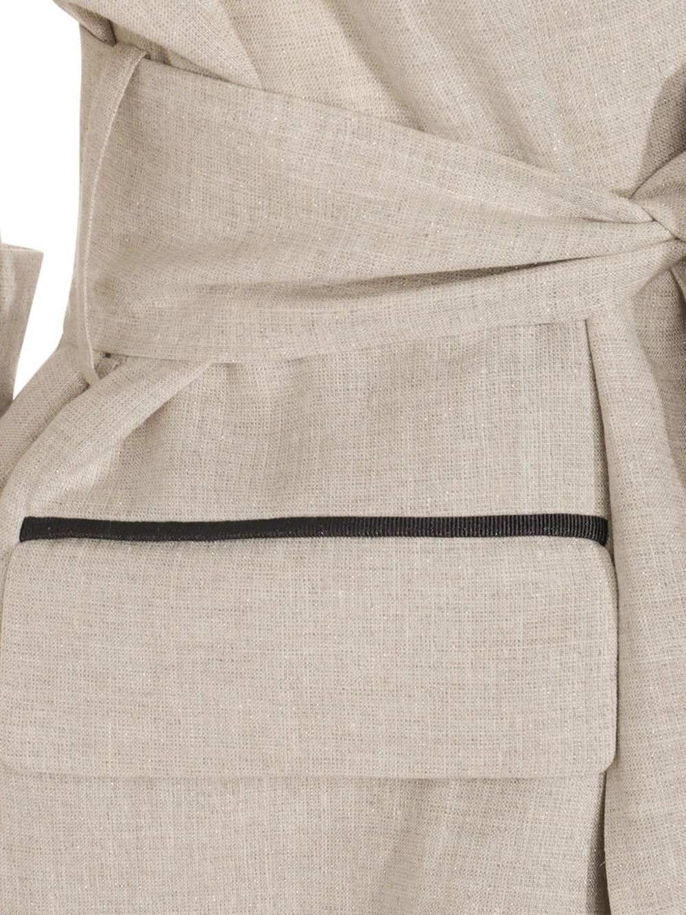 Eleventy Jas met riem Beige