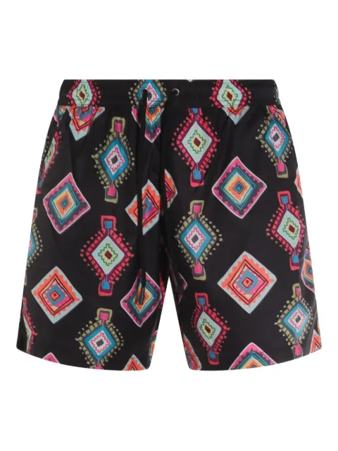 Mauna Kea shorts de playa con estampado gráfico