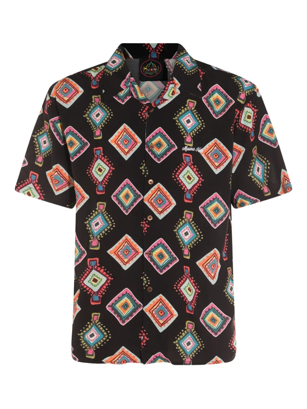 Mauna Kea graphic-print shirt - ブラック Mauna Kea graphic-print shirt - ブラック