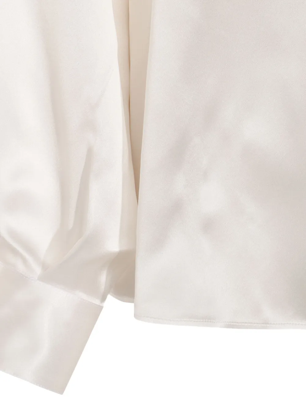 Shop Eleventy Silk Shirt In White