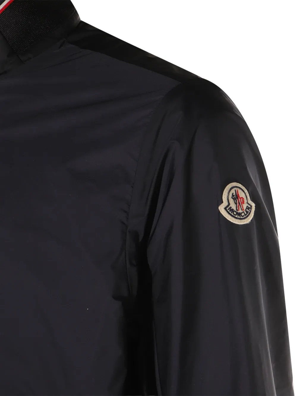 Moncler Bomberjack met logopatch Blauw