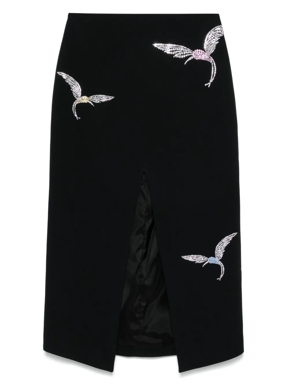 David Koma falda midi con detalles de strass | negro | Image 1