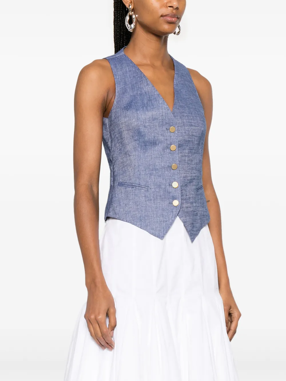 Tagliatore Gaelle gilet Blauw
