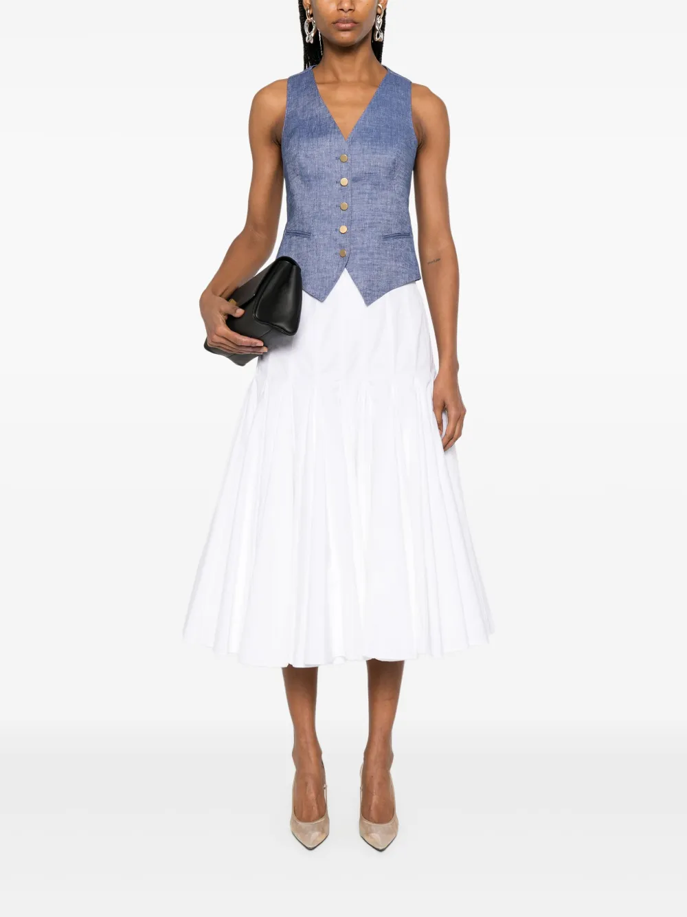 Tagliatore Gaelle gilet Blauw