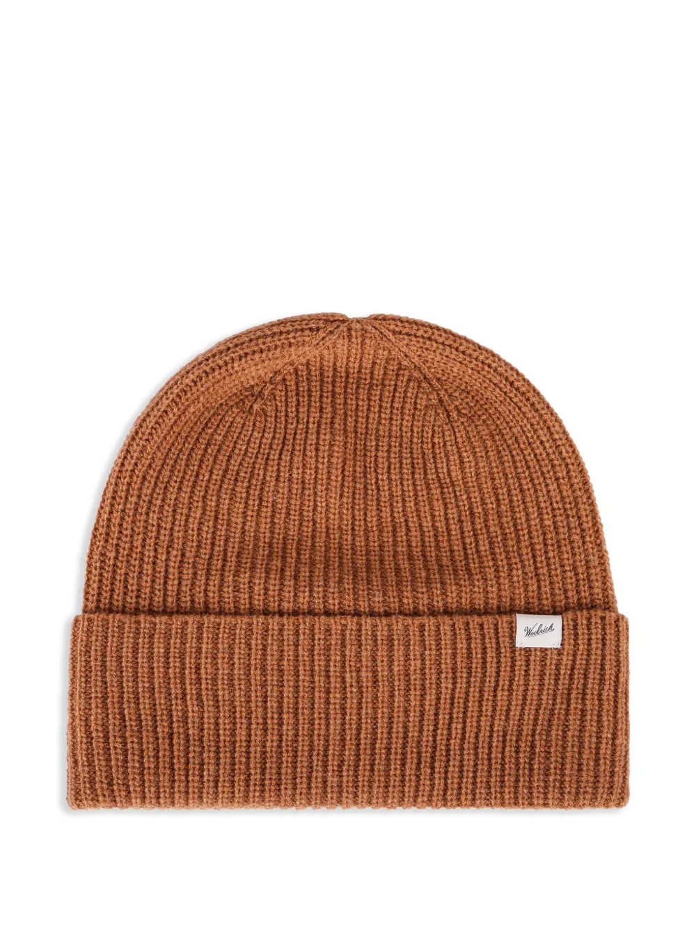 Woolrich ribbed knit beanie | Brown | Image 1