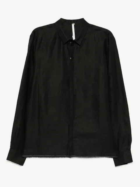 Label Under Construction chemise en lin