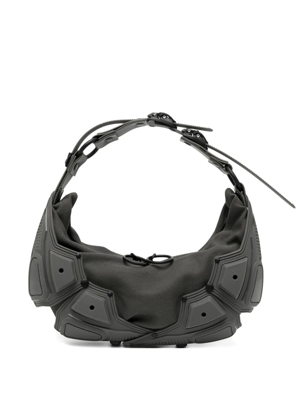 Innerraum Small Object M02 Half Moon Shoulder Bag In Gray