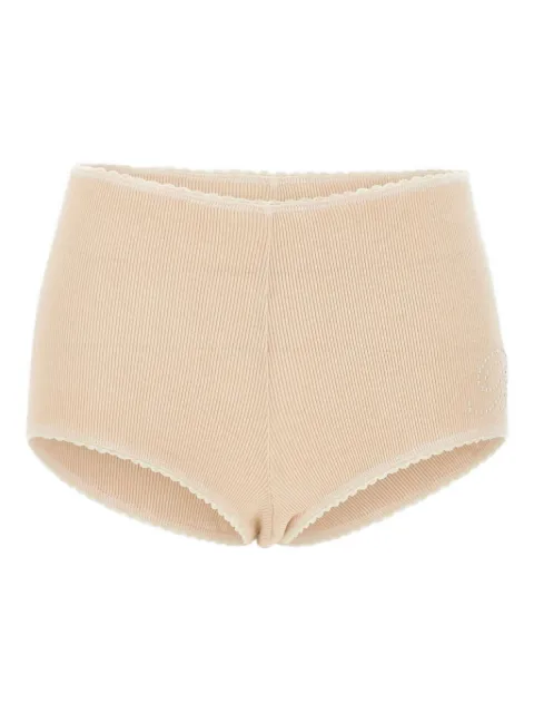 Blumarine shorts con logo bordado