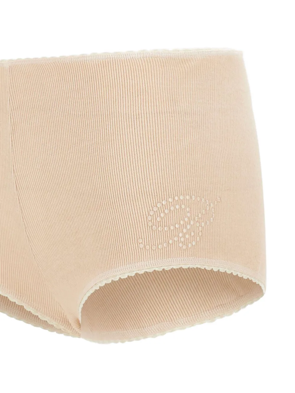 Blumarine Shorts met geborduurd logo Roze