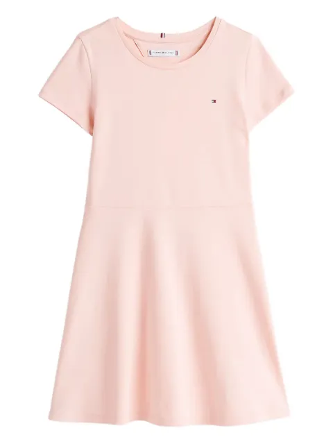 Tommy Hilfiger Junior vestido con logo bordado