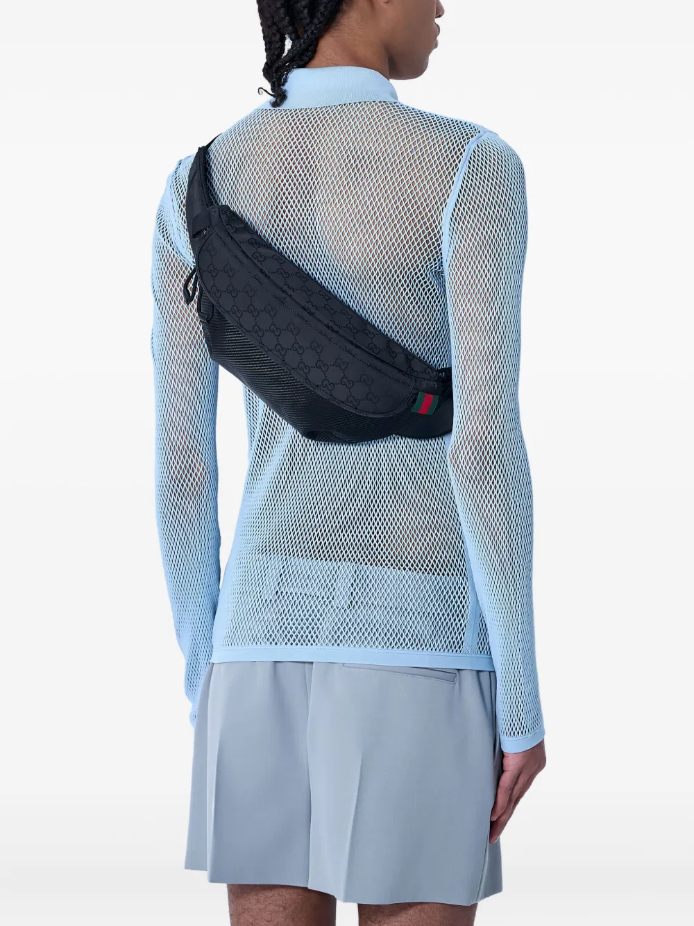 Gucci Nexus grote heuptas met GG-patroon Zwart