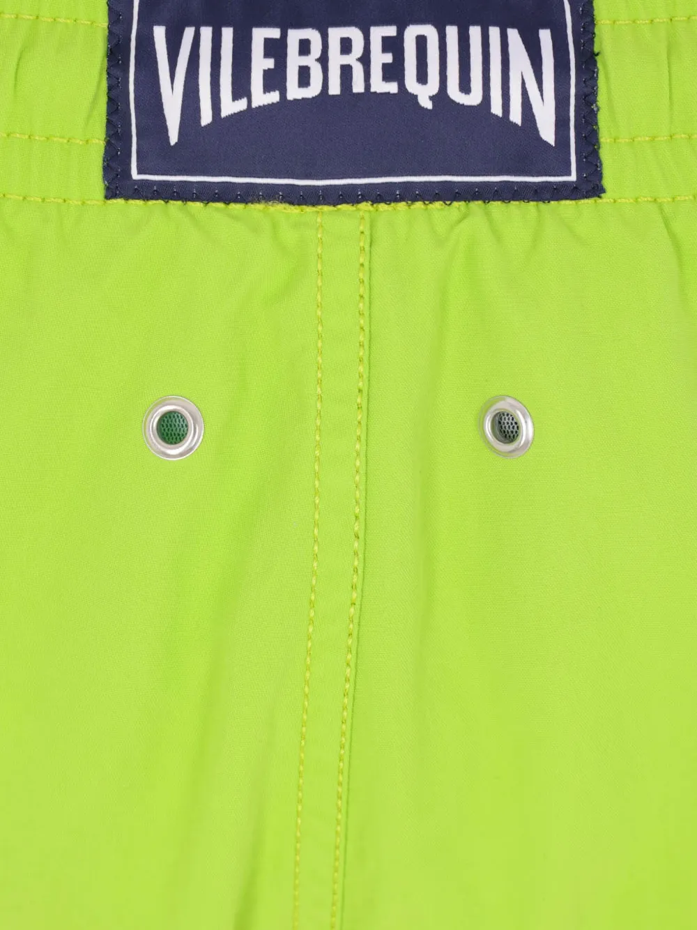 Vilebrequin Zwembroek met logopatch Groen