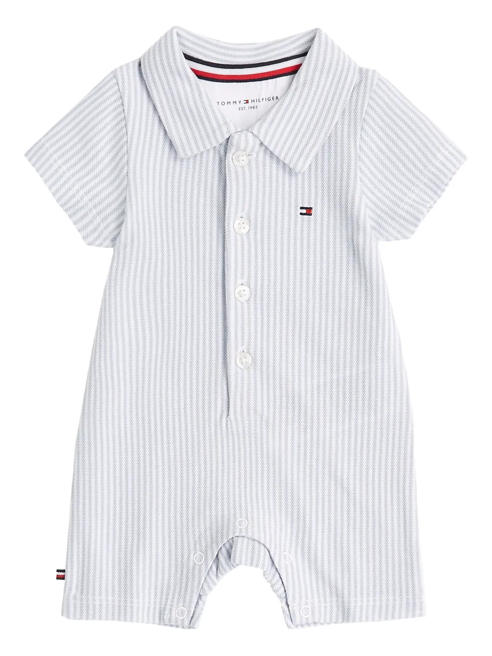Tommy Hilfiger Junior ストライプ ロンパース - ホワイト Tommy Hilfiger Junior ストライプ ロンパース - ホワイト