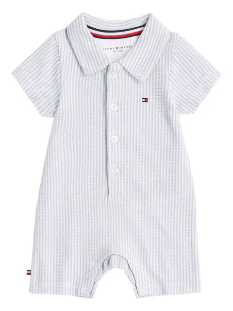 Tommy Hilfiger Junior striped cotton romper