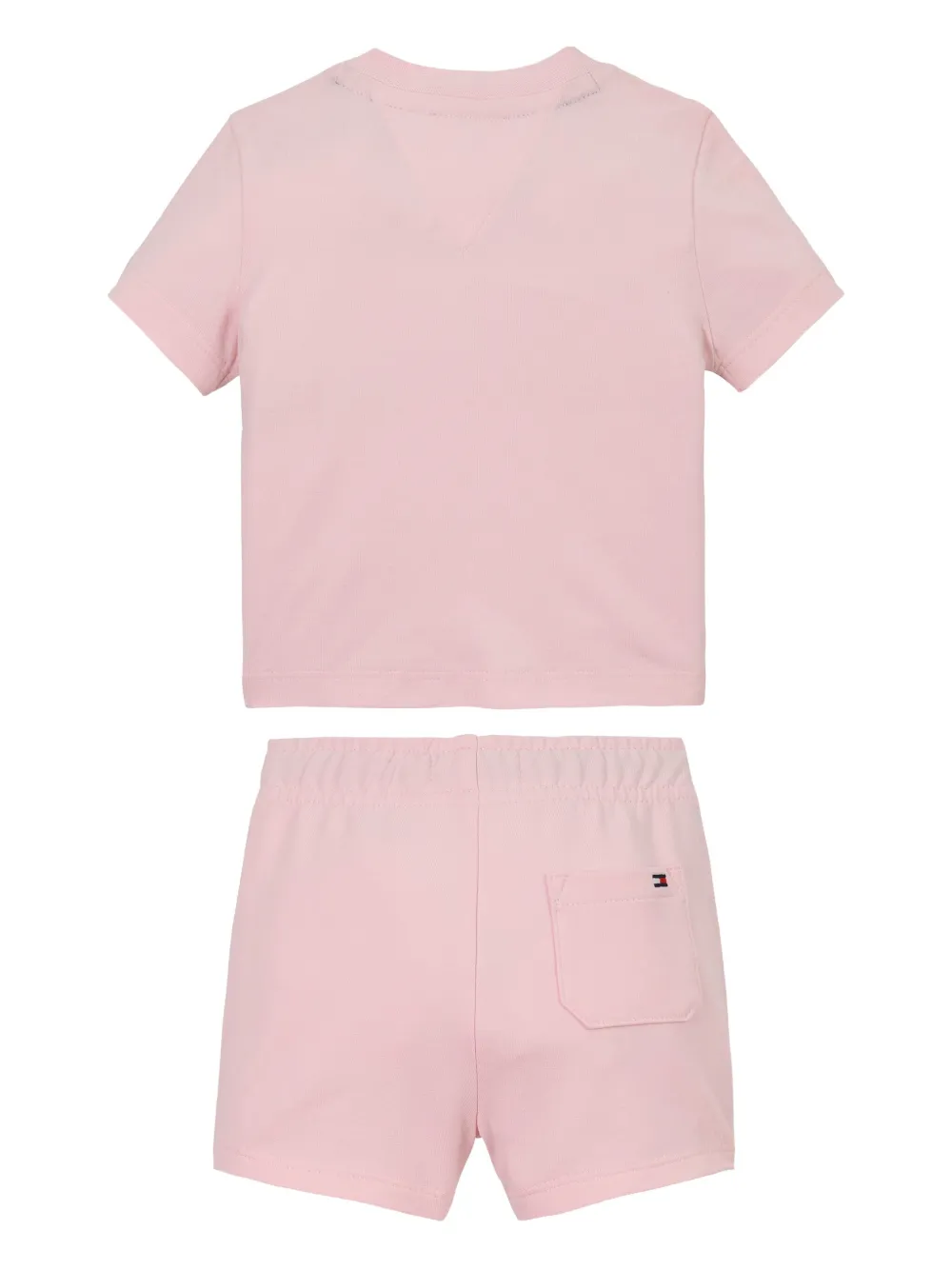 Tommy Hilfiger Junior Shorts met logoprint Roze
