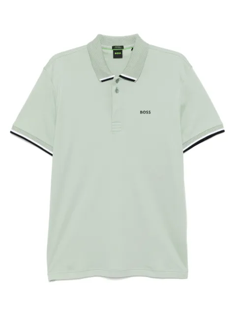 BOSS cotton-blend polo shirt