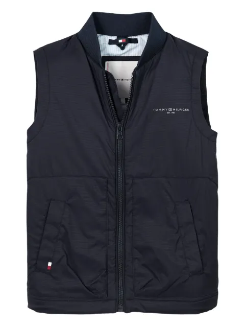 Tommy Hilfiger Junior chaleco con logo estampado