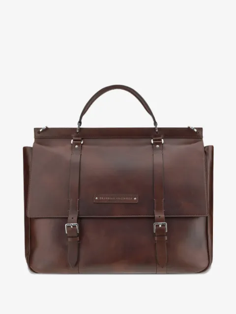 Brunello Cucinelli leather briefcase bag