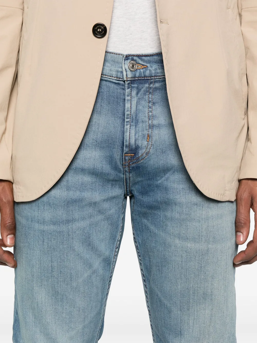 7 FOR ALL MANKIND SLIMMY TAPERED JEANS 