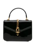 Gucci Pre-Owned 2016-2024 Mini Patent Sylvie 1969 Top Handle Bag satchel - Black