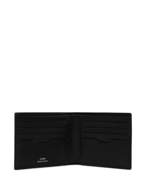 新品　AMIRI 二つ折り財布 ブラック AMIRI(アミリ) / Bifold Wallet/2つ折り財布/レザー/BLK/無地