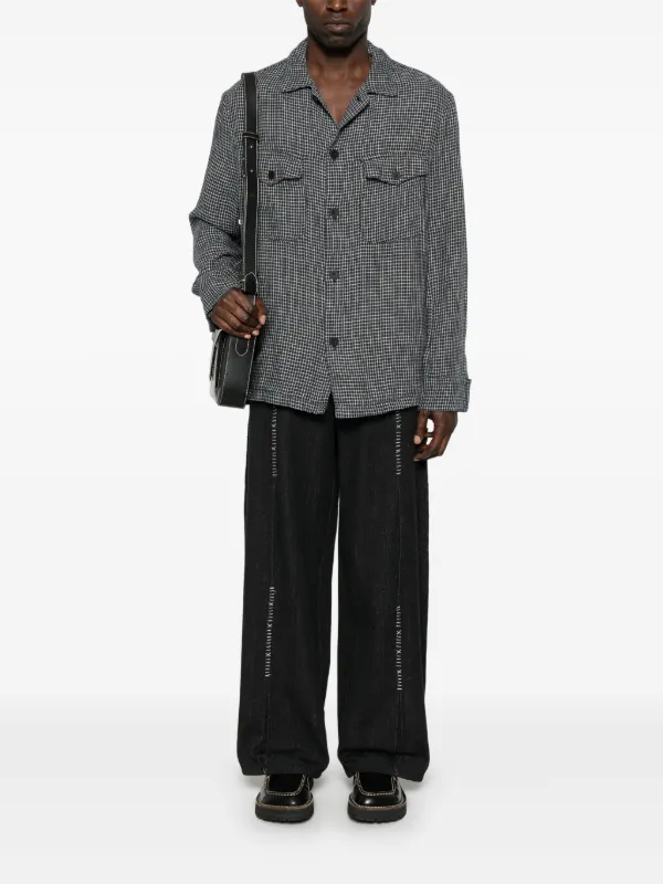 Original Vintage Style Linen Jacket | Blue | FARFETCH GE