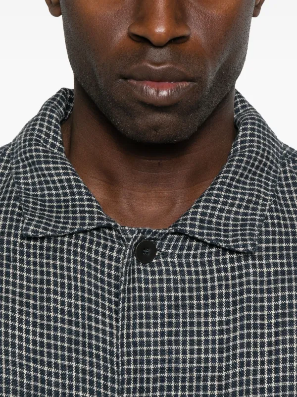 Original Vintage Style Linen Jacket | Blue | FARFETCH GE