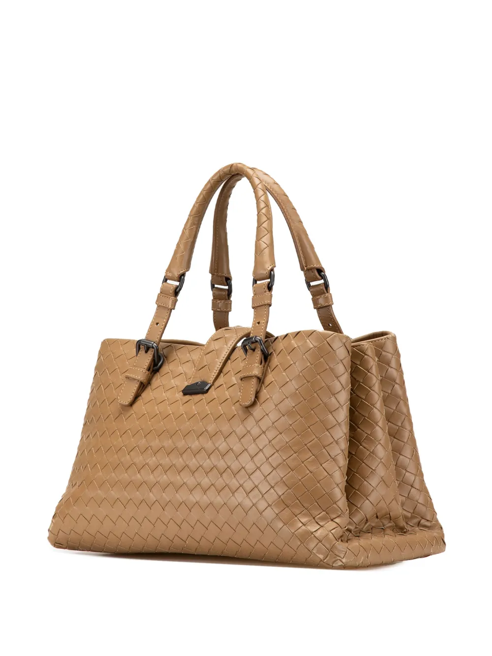 Bottega Veneta Pre-Owned 2012-2024 Small Nappa Intrecciato Roma satchel | Pre-Owned | Image 2