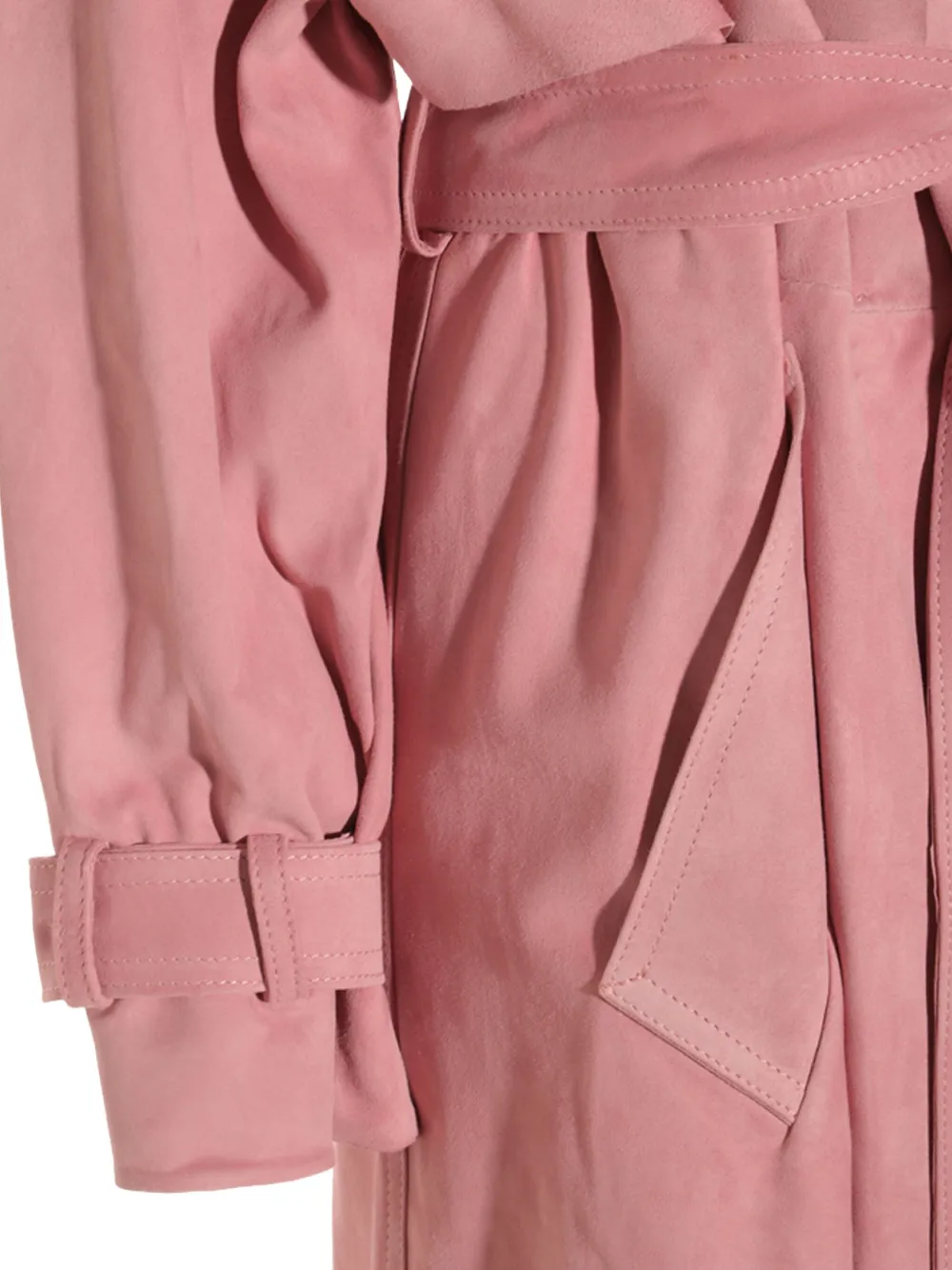 Salvatore Santoro Leren jas Roze