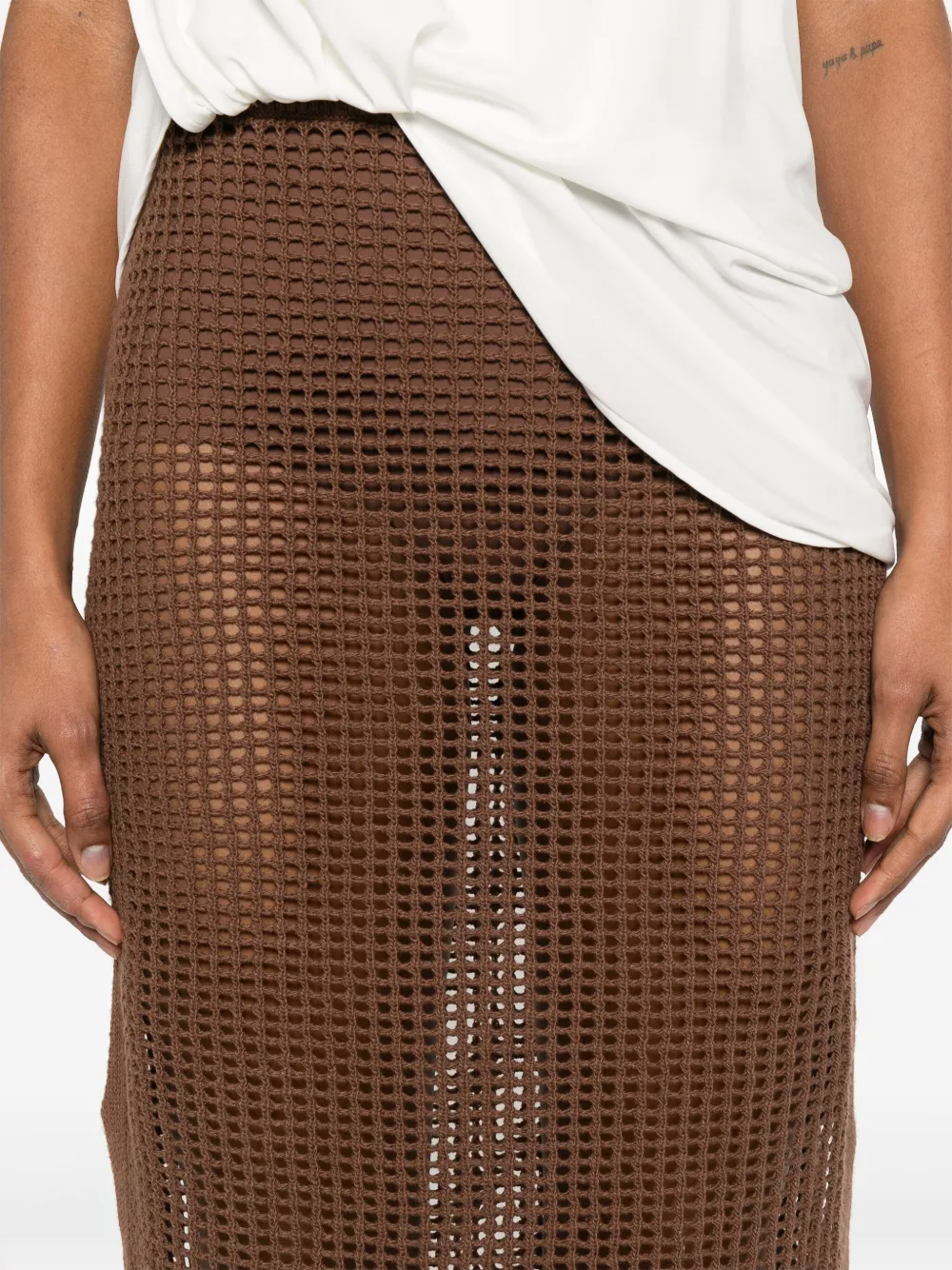MC2 Saint Barth Darline midi-rok Bruin