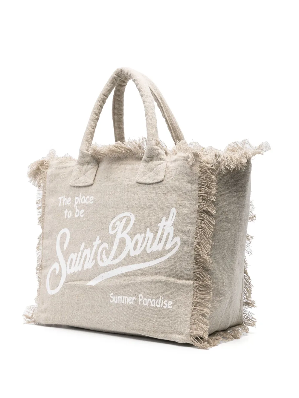 MC2 Saint Barth Vanity linnen shopper Beige