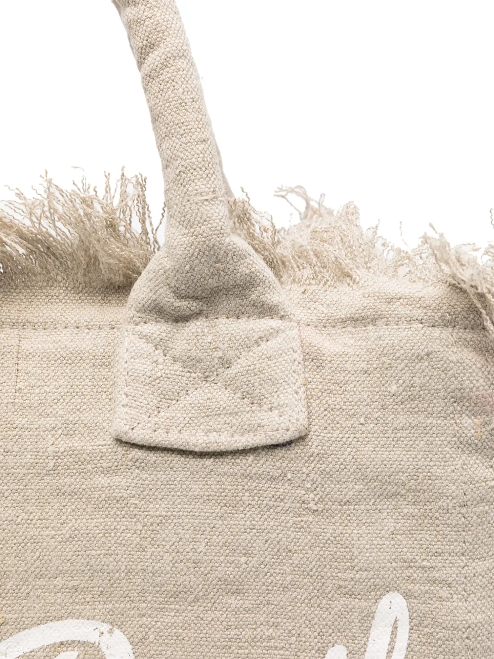 MC2 Saint Barth Vanity linnen shopper Beige