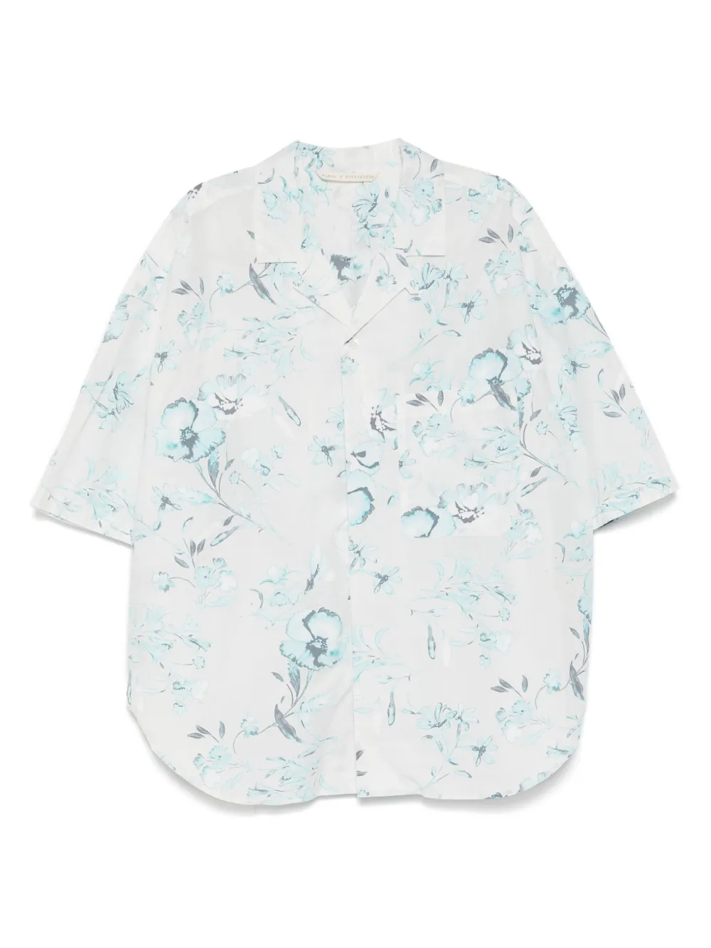 Forme D'expression floral-print shirt | White | Image 1