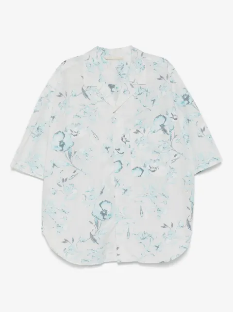 Forme D'expression chemise à fleurs
