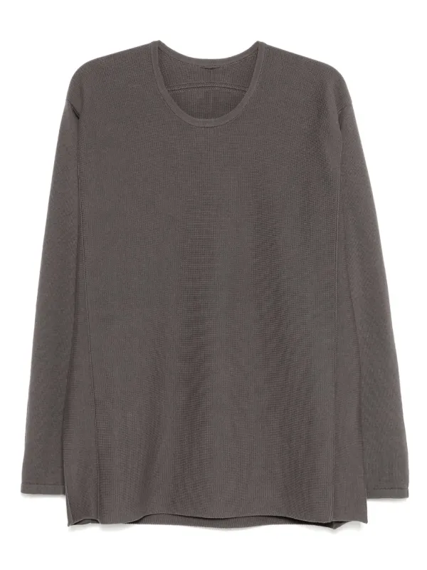 レーベルアンダーコンストラクション クルーネックウールニットセーター レーベルアンダーコンストラクション クルーネックウールニット