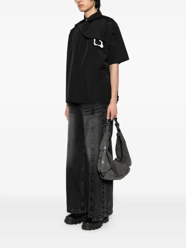 INNERRAUMブラック Object M03 Half Moon バッグ INNERRAUMブラック