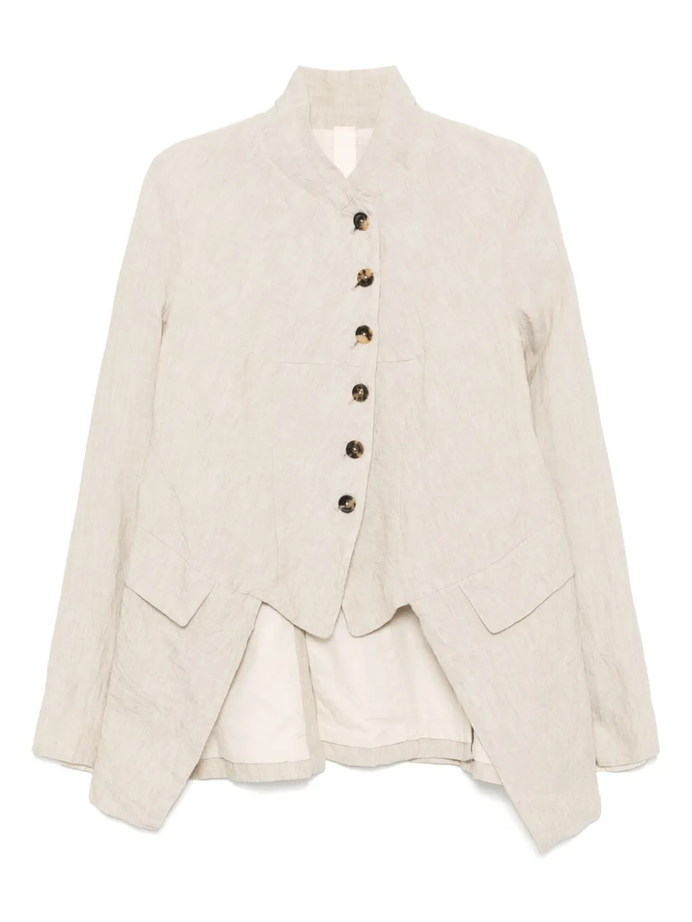 Forme D'expression blazer à effet usé | tons neutres | Image 1