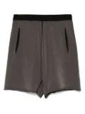 Label Under Construction cotton shorts - Black