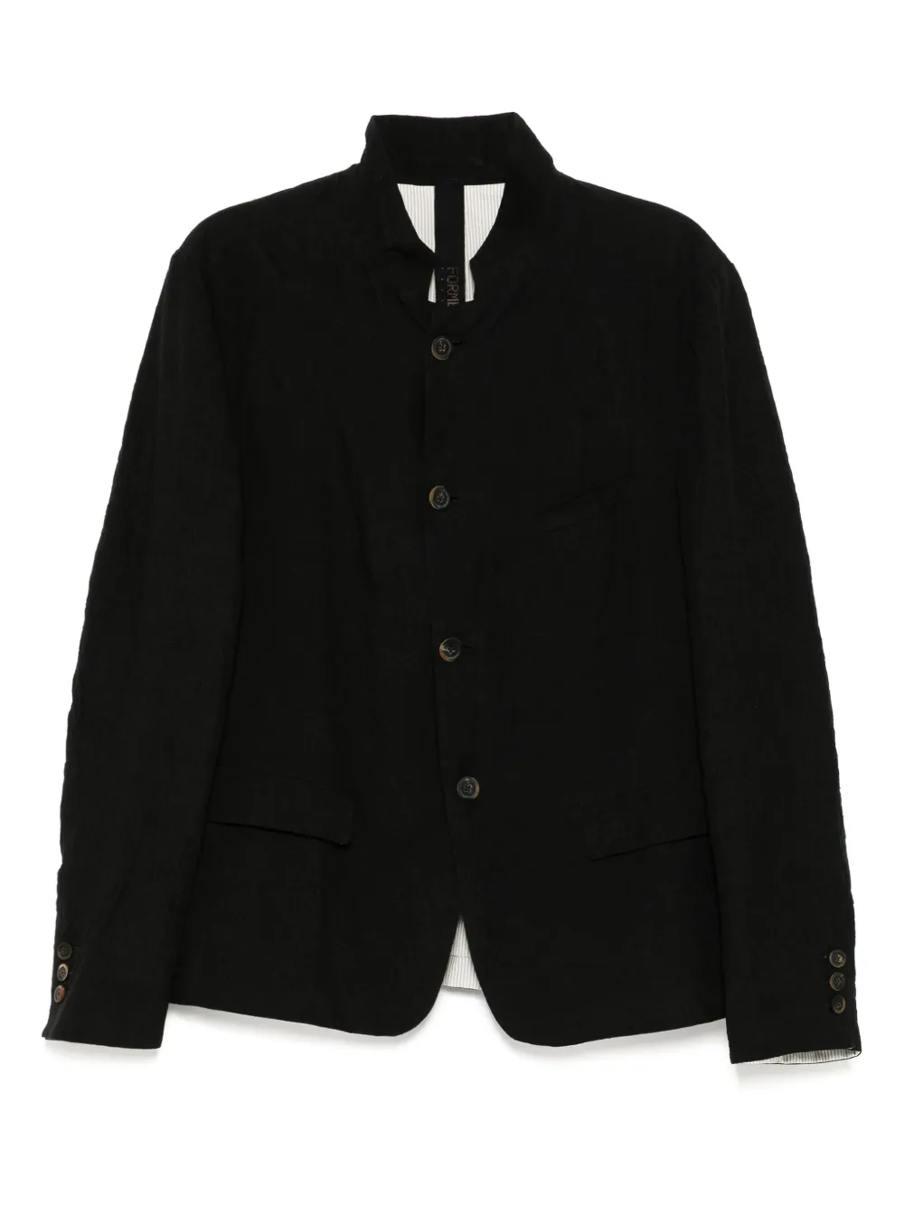 Forme D'expression stand up-collar jacket | Black | Image 1