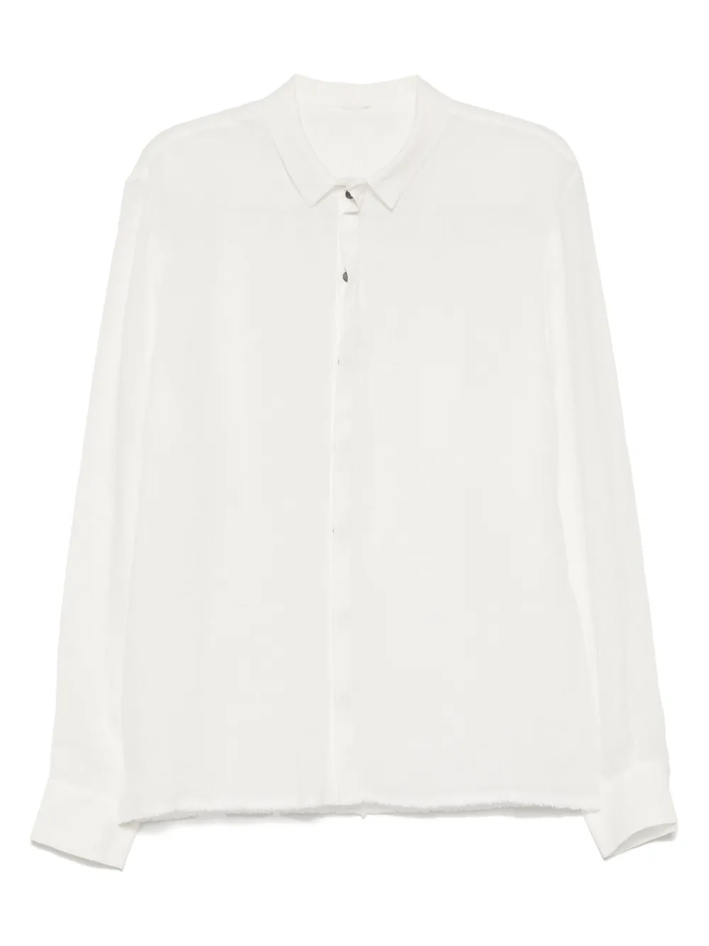 Label Under Construction camisa de lino | blanco | Image 1
