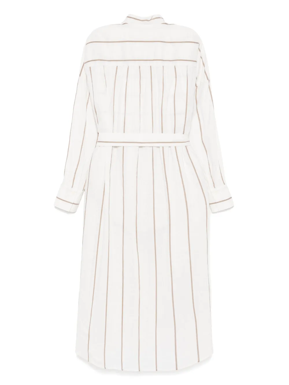 Forme D'expression Gestreepte jurk - Beige