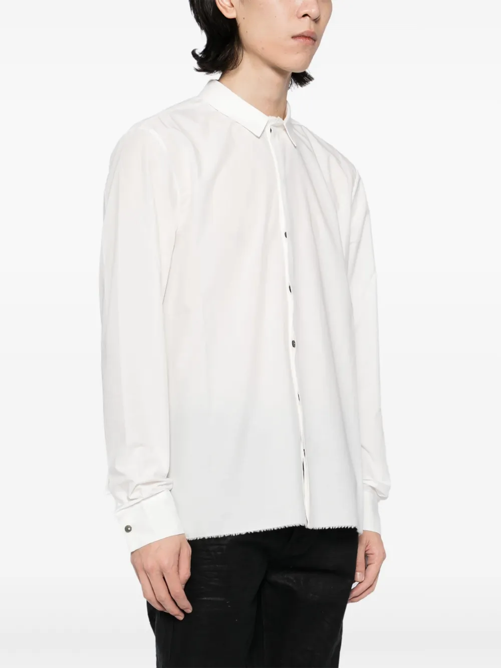 Label Under Construction Concealed-button Shirt