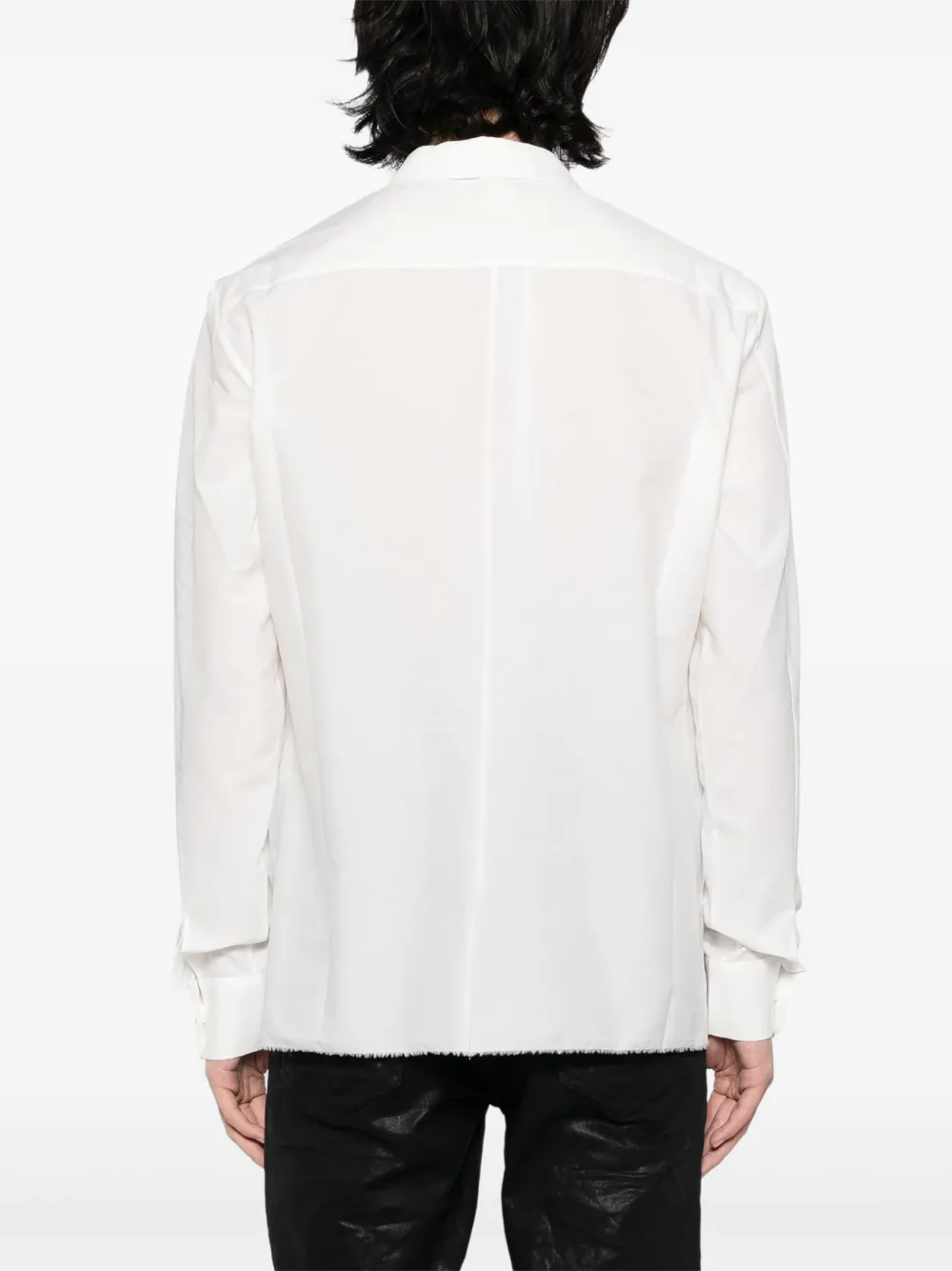 Label Under Construction Concealed-button Shirt