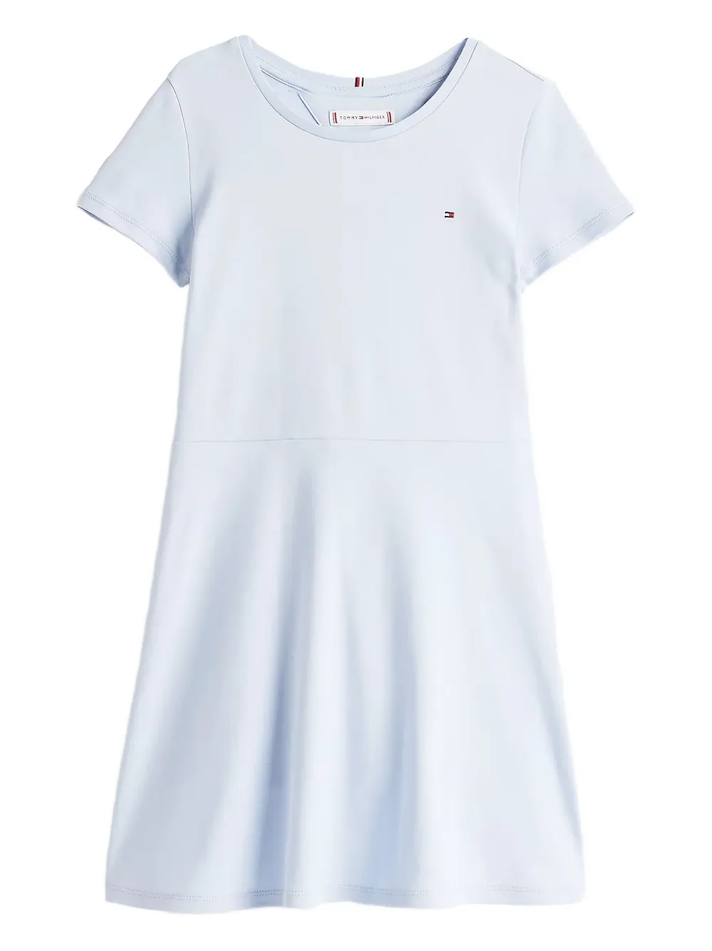 Tommy Hilfiger Junior logo-embroidered dress | Blue | Image 1