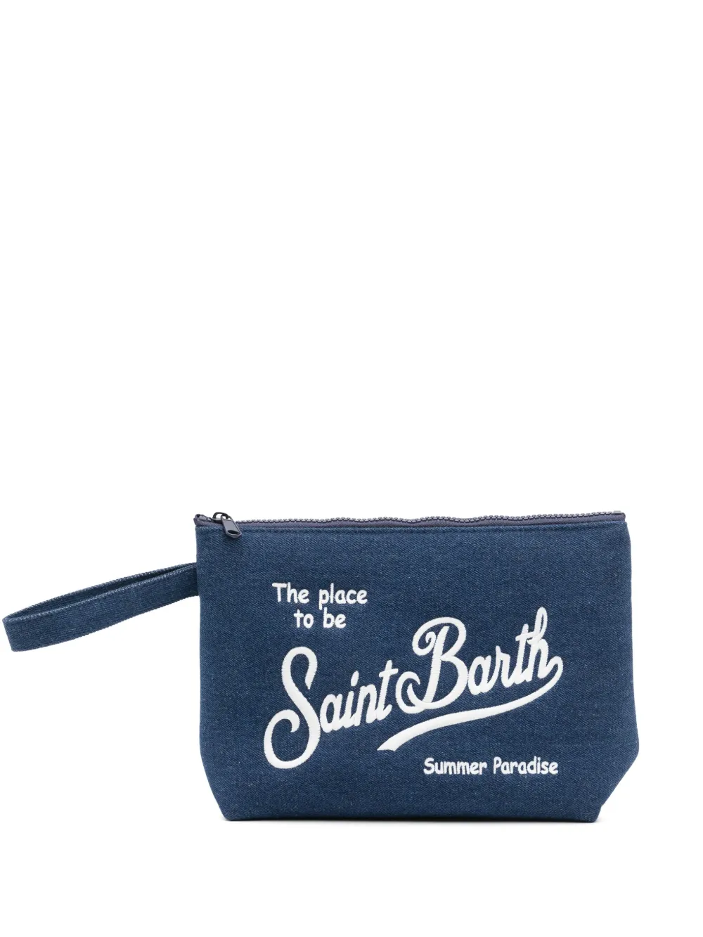 MC2 Saint Barth アリーヌ クラッチバッグ L - ブルー MC2 Saint Barth アリーヌ クラッチバッグ L - ブルー