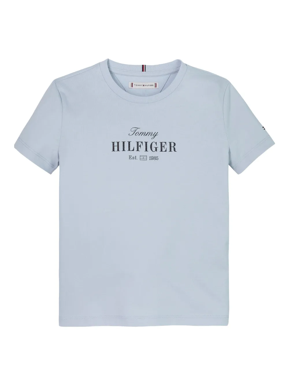 Tommy Hilfiger Junior playera con logo estampado | azul | Image 1