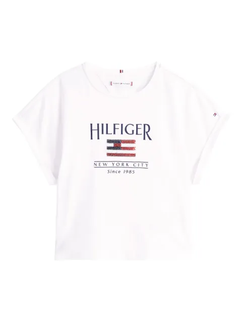 Tommy Hilfiger Junior logo-print T-Shirt