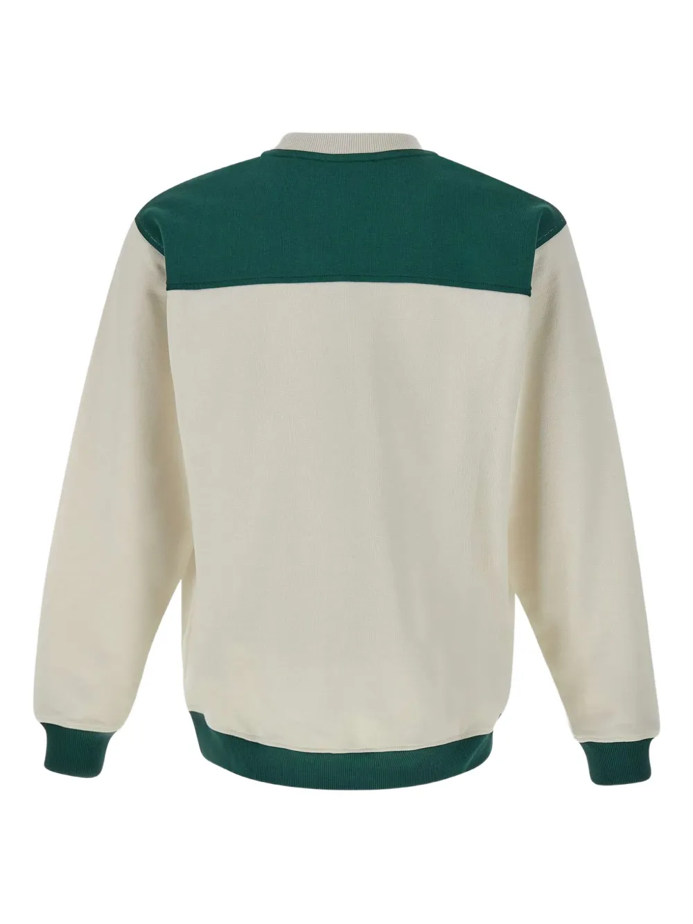 Drôle De Monsieur Sweater met geborduurd logo - Wit