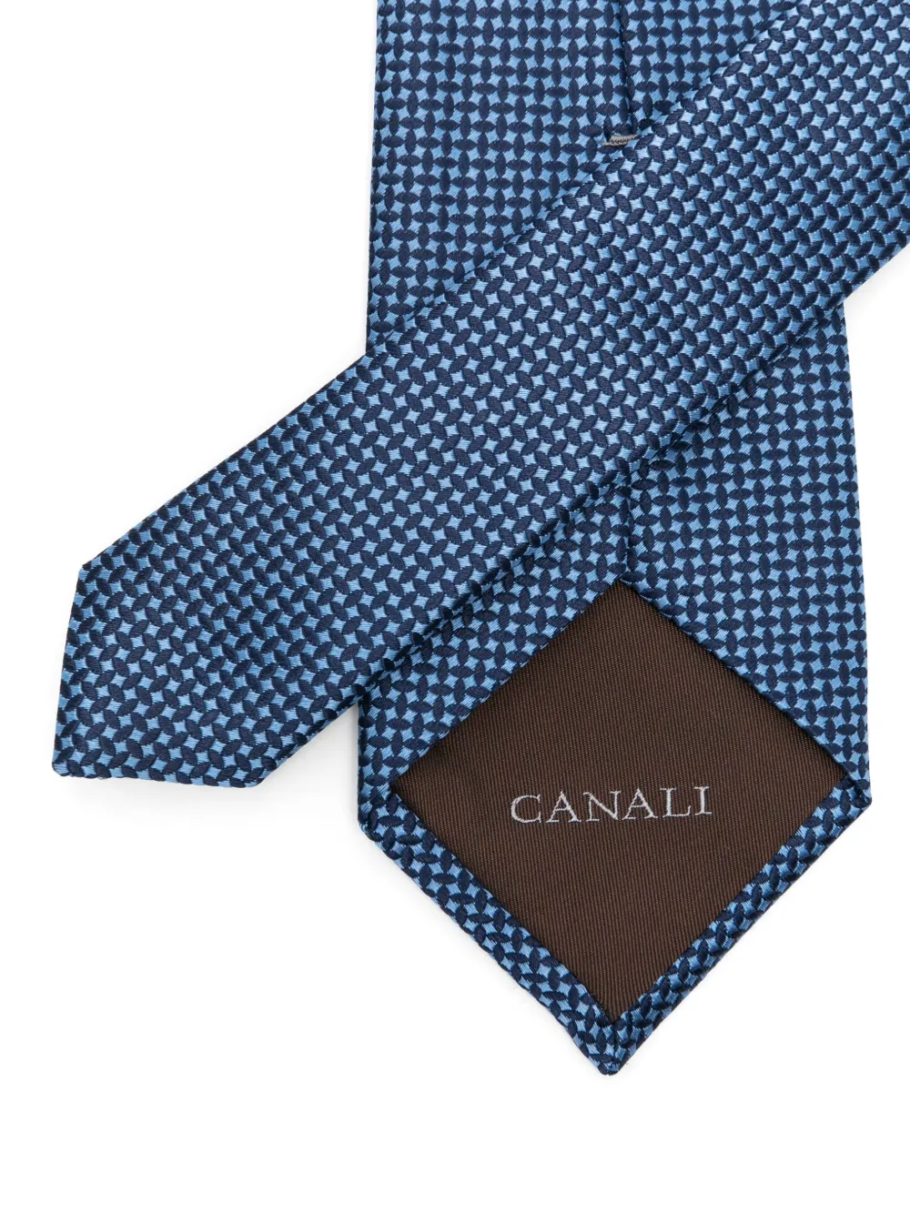 Canali patterned-jacquard silk tie | Image 2