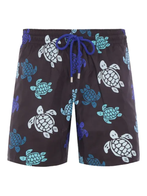 Vilebrequin shorts de playa con logo estampado
